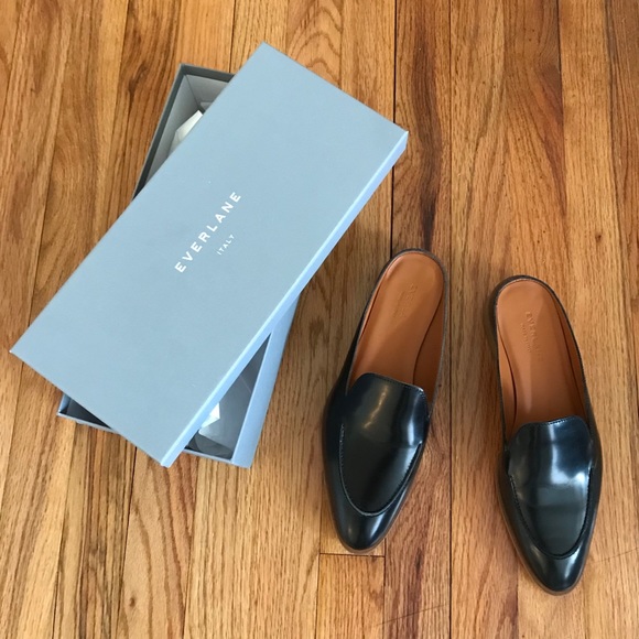 everlane loafer mule
